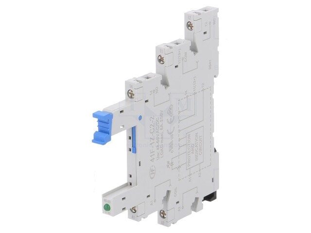 Socket; PIN: 5; 6A; 250VAC; op DIN-rail; schroefklemmen; -40÷70°C Socket; PIN: 5; 6A; 250VAC; op DIN-rail; schroefklemmen; -40÷70°C